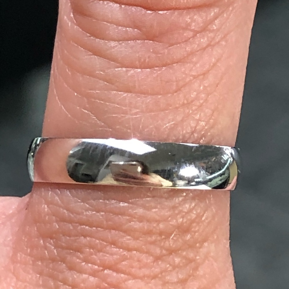 925 Sterling Silver 4mm Wedding Band